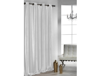 Cortina Opaca Black Out color blanco
