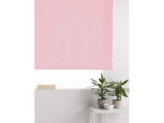 Estore Enrollable Basic Liso rosa
