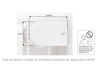 Estore Liso Enrollable Basic homologado