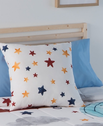 Funda de Cojín Infantil Aviones de algodón