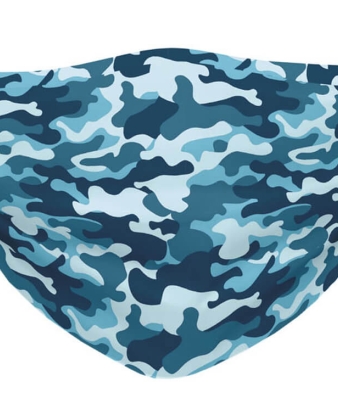 Mascarilla Camuflaje Azul Naturals