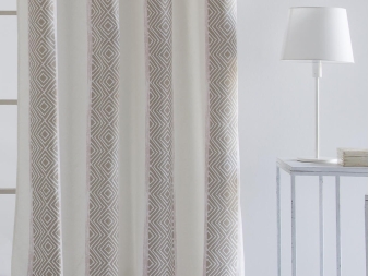 Cortina jacquard Lynn rosa de JVR