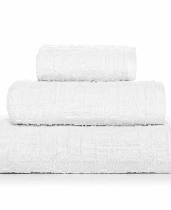 Toallas Baño Algodón Orgánico Gaufre Sorema blanco (white)