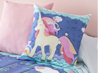 Funda de Cojín Unicornio de regalo