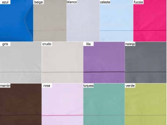 Colores de las Sábanas Lisas Basic de Confecciones Paula