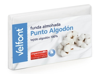 Funda de Almohada Punto Algodón de Velfont