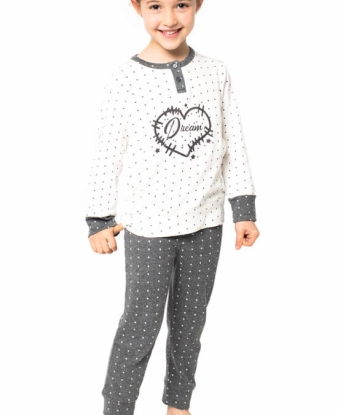 Pijama Niña Invierno Coralina Lisa
