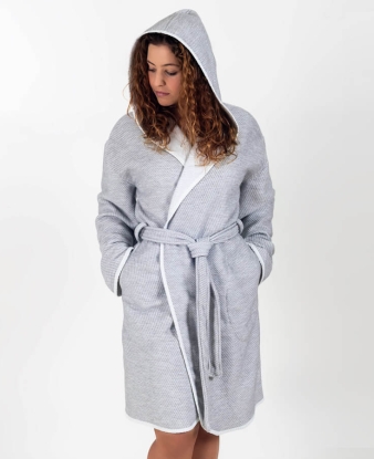Albornoz Capucha Sorema New York Algodón gris (magnetic grey)