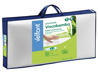 Packaging de la Almohada Viscobambú de Velfont