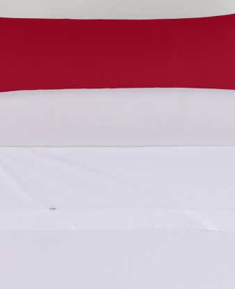 Funda Almohada Algodón Lisa Burdeos 105