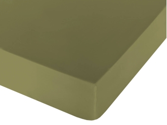 Sábana Bajera Lisa color oliva Naturals 