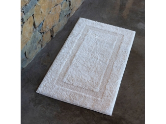 Alfombra reversible para Baño Classic Graccioza blanca