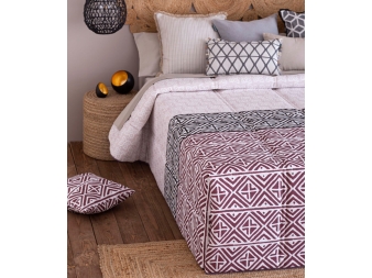 Edredón rosa tipo comforter Mijas