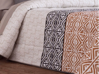 Cobertor étnico para verano Mijas beige