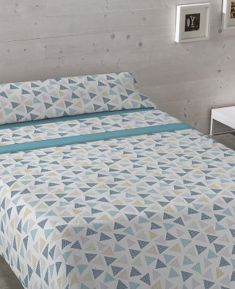Sábanas Coralina Premium Karamelo Salma azul