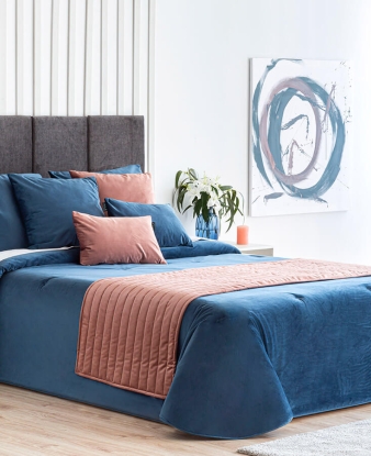 Conforter Confecciones Paula Velvet azul