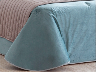 Edredón Confecciones Paula Velvet verde (turquesa)