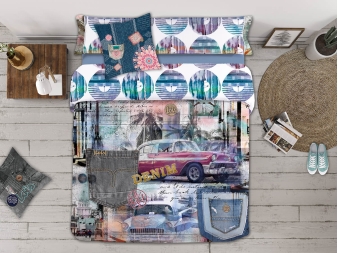 Funda Nórdica con Funda de Almohada Megano de Lois