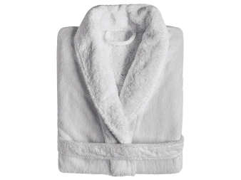 Albornoz Egoist de Algodón Premium Graccioza plata (silver)