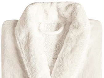 Albornoz de Algodón Premium Peinado Egoist natural