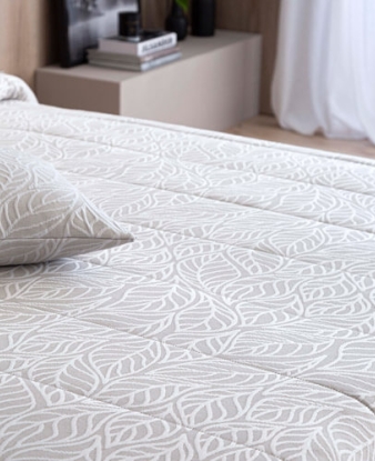 Cobertor fino para verano Pedraza beige piqué