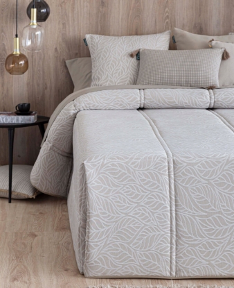 Conforter Pedraza beige jaccquard de Confecciones Paula