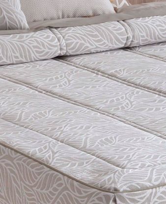Cobertor jacquard beige Pedraza de Confecciones Paula