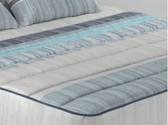 Colcha para invierno azul Bombay de Tejidos JVR
