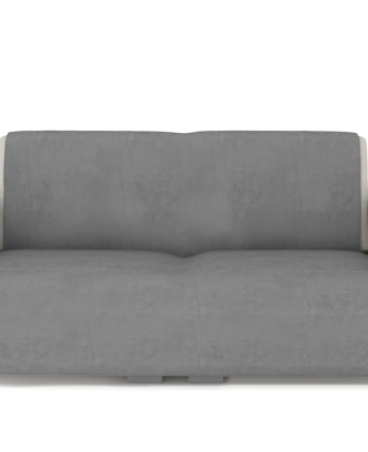Protector para Sofá JVR Terciopelo 3 Plazas gris