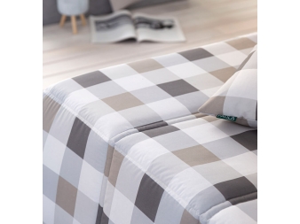Comforter juvenil a cuadros Icon