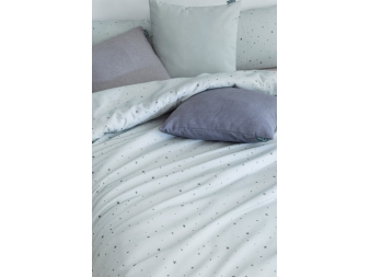 Funda Nórdica punto camiseta Astro turquesa con bajera
