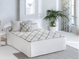 Colcha Verano Confecciones Paula Murcia gris