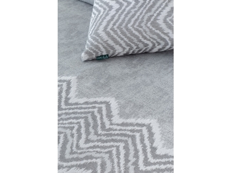 Edredón Boutí Bilbao gris jacquard