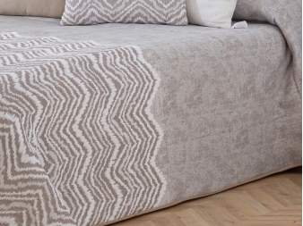 Colcha Invierno Bilbao beige de Confecciones Paula