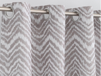 Cortina Bilbao beige jacquard de Confecciones Paula