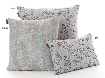 Colores del Cojín Ceuta con diseño floral jacquard