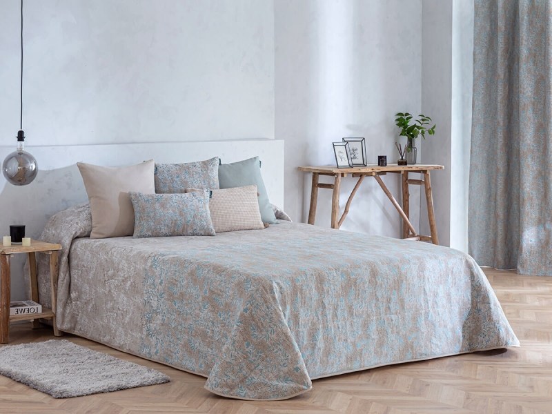 Colcha Confecciones Paula Ceuta jacquard beige