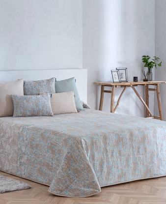 Colcha Confecciones Paula Ceuta jacquard beige