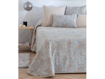 Colcha Boutí jacquard entretiempo Ceuta beige