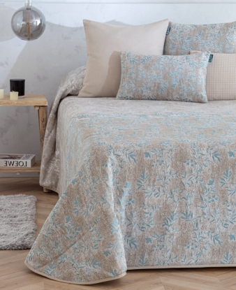 Edredón Borreguillo Jacquard Ceuta beige