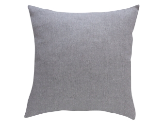 Funda de Cojín Liso Basic gris de Confecciones Paula