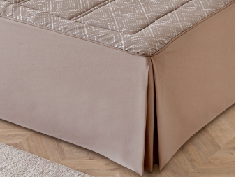 Edredón con Volante Somo beige de Confecciones Paula