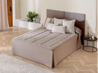 Colcha Verano Confecciones Paula Somo beige