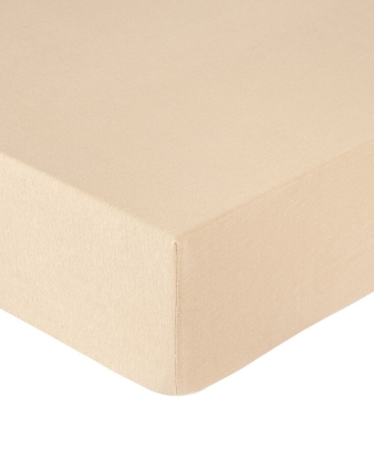 Sábana Bajera beige Punto Basic de Confecciones Paula