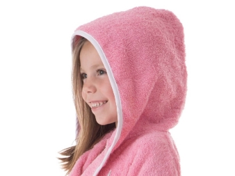 Albornoz Infantil Rosa Pink Unicorn de Dhestia Home