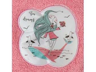 Albornoz Juvenil Sea Dreams con dibujo bordado