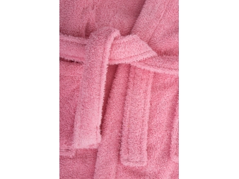 Albornoz Liso con Capucha de Orejas rosa