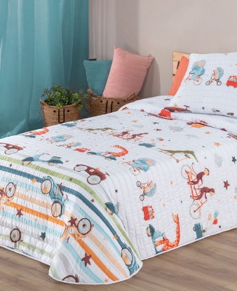Colcha Infantil Manterol Animalitos + Cojín Regalo