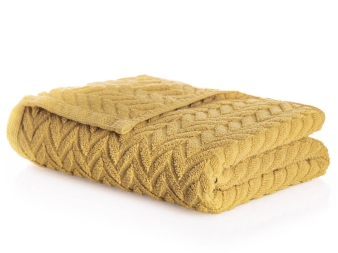 Toalla amarilla (curry) Chevron de Sorema