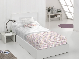 Edredón Ajustable JVR Miami gris